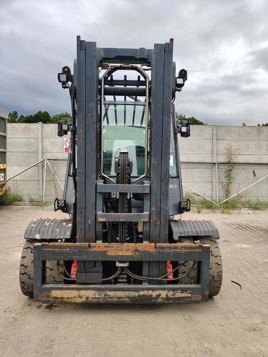 Wózek widłowy udźwig 8000kg LPG Linde H80T-02 2016 rok Linde 396 LPG