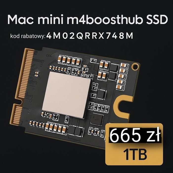 Mac mini M4 SSD firmy m4boosthub /m4-ssd Łódź Śródmieście • OLX.pl