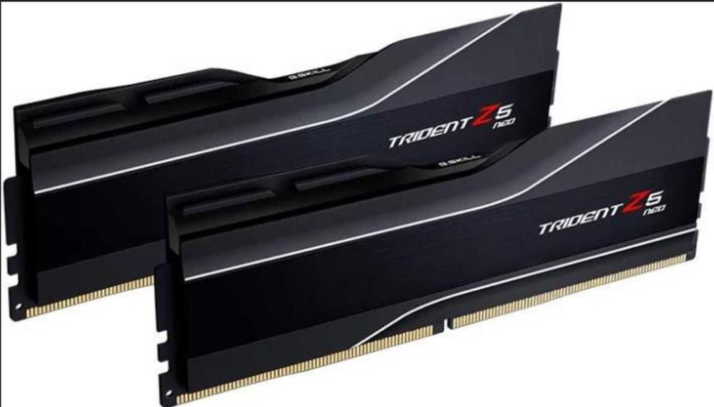 Пам'ять бв DDR5 64GB (2x32GB) 6000/CL30 G.SKILL Trident Z5 Neo Black (F5-6000J3040G32GX2-TZ5N)