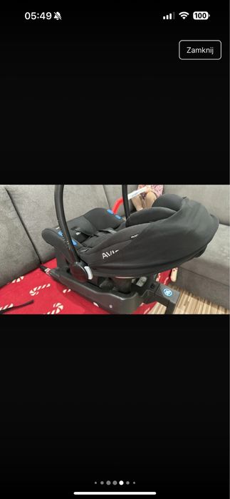 Fotelik , baza, lusterko  avionaut pixel