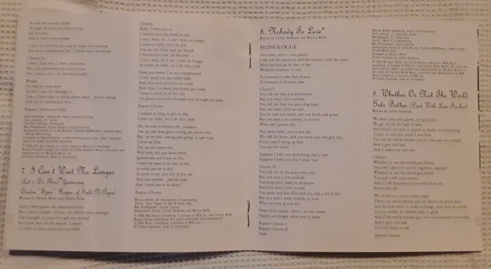 CD Luther Vandross - Your Secret Love