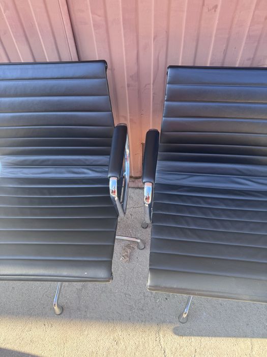Vitra herman miller ea 108 skóra krzesło fotel