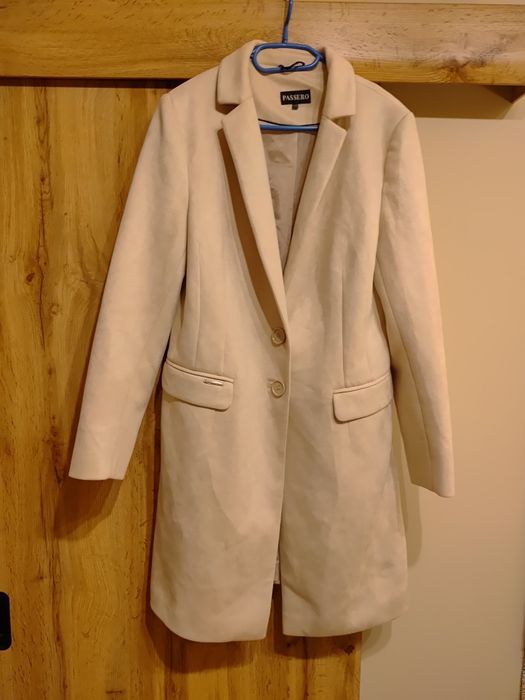 Płaszcz L 40 Passero zamszowy jesien wiosna