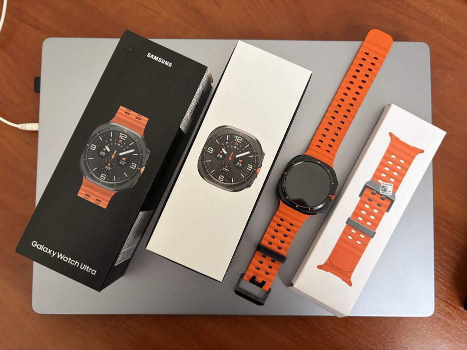 Samsung  Galaxy Watch Ultra Titanium Gray  гелекси вотч ультра часи смарт-годинник