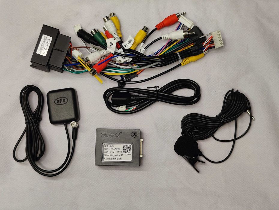 Radio 2 DIN Android para Ford C-MAX S-MAX Galaxy Focus - Novo - Silver