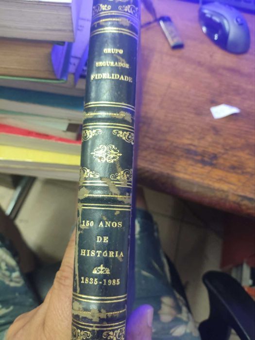 Livro raro Grupo Segurador Fidelidade - 150 anos de História - 1835 a 1985