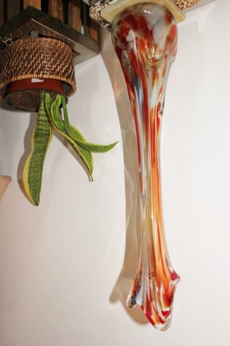 vintage szkło artystyczne 44cm