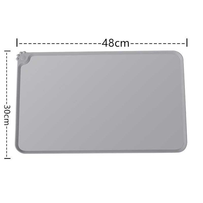 Wodoodporna mata pod miskę dla psa lub kota antypoślizgowa, silikonowa