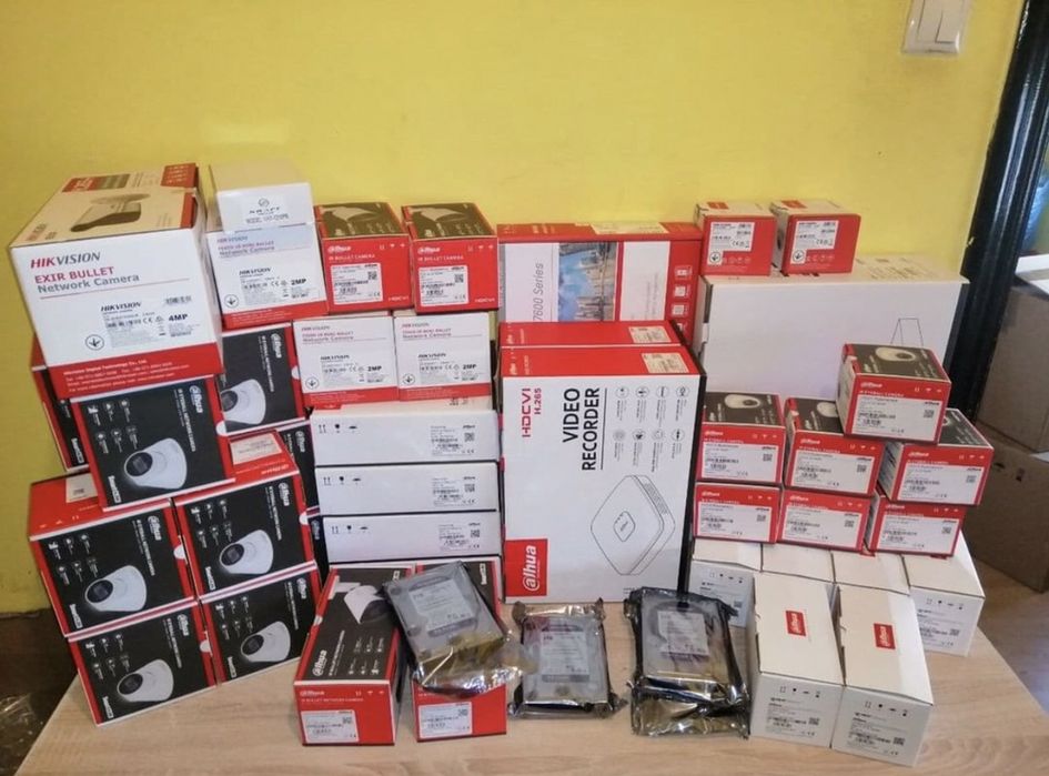 Відеонагляд, сигналізація, монтаж, відеоспостереження,Hikvision, Dahua