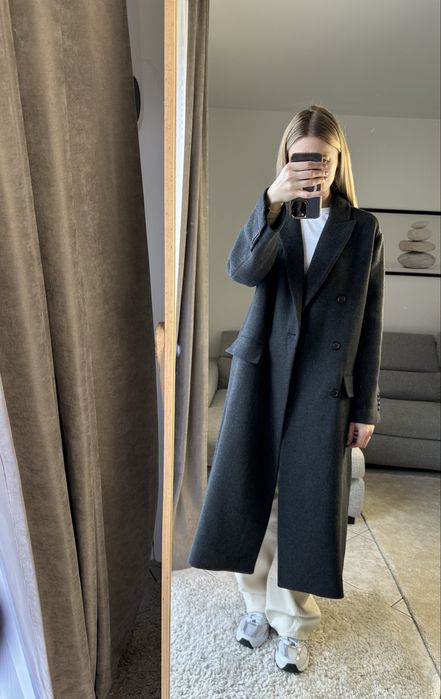 Пальто жіноче zara шерсть вовна вовна XS, S, L