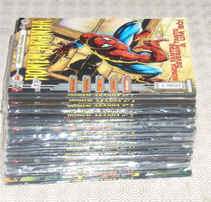 Homem Aranha Premium 1 a 17 col. Completa - Abril Brasil