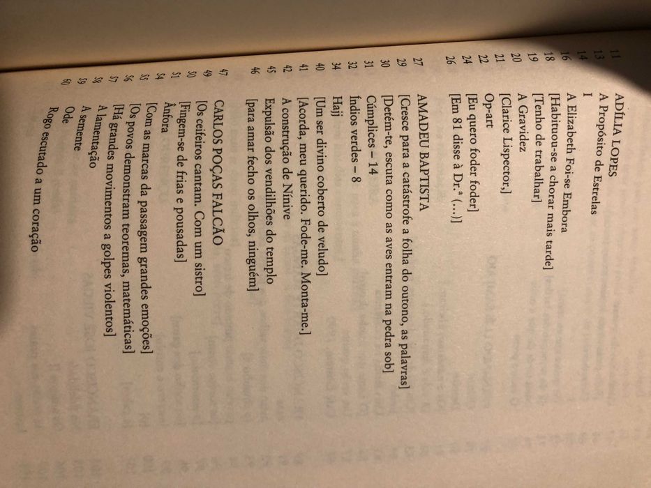 Desfocados Pelo Vento, A Poesia dos Anos 80 Agora - Antologia