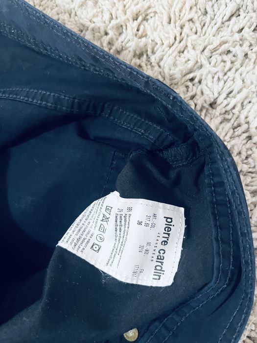 Granatowe spodenki szorty pierre cardin szorty cargo rozm S