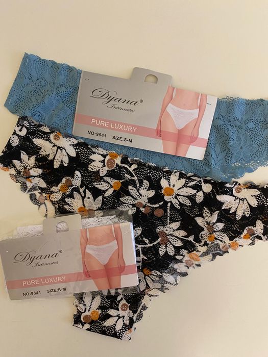 Безшовні бразиліани з мереживом Dyana, в рубчик FINETOO
