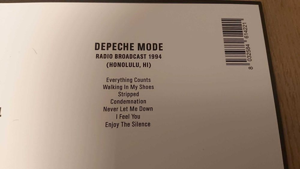 Depeche Mode – Radio Broadcast 1994 (Honolulu, Hi) - winyl