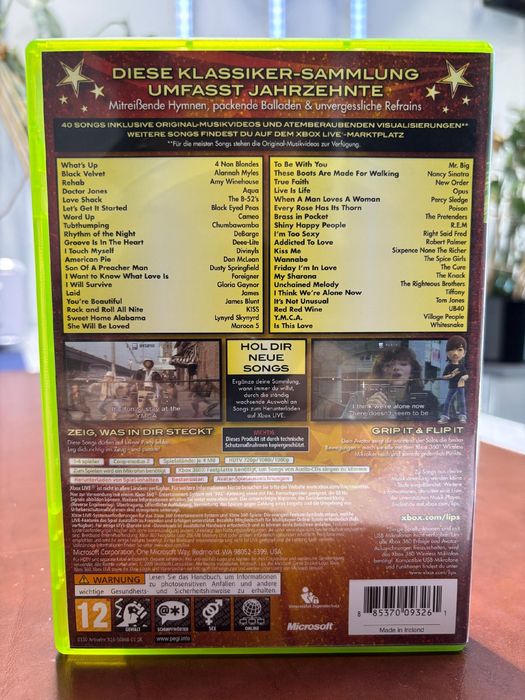 Xbox 360 Lips Party Classics Po Polsku