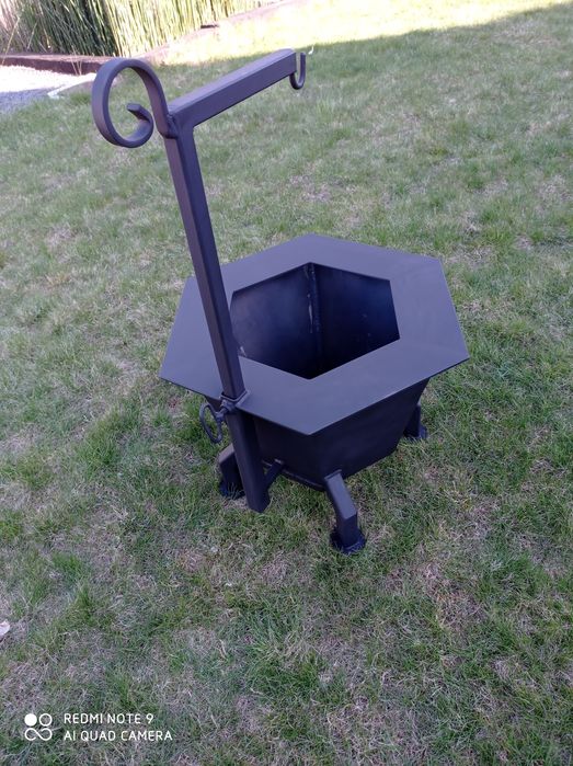 Grill ogrodowy palenisko do palenia drewnem