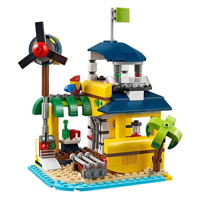 LEGO 31064 Creator 3w1 - Przygody na wyspie Samolot, Chata, Motorówka