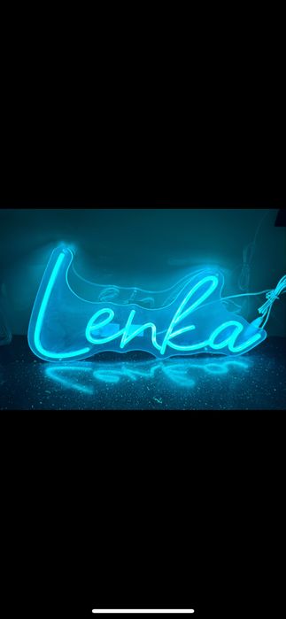Promocja Neon z imieniem lub dowoliny napis, reklama