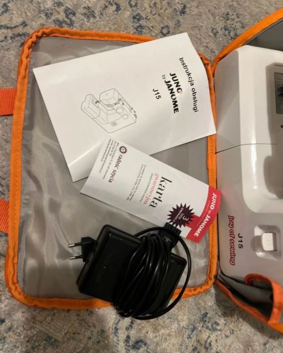 Nowa maszyna do szycia Janome Juno J15 + dodatki
