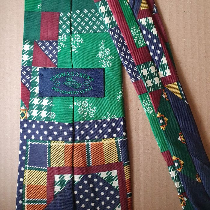 Krawat wzory jedwab (k-9)