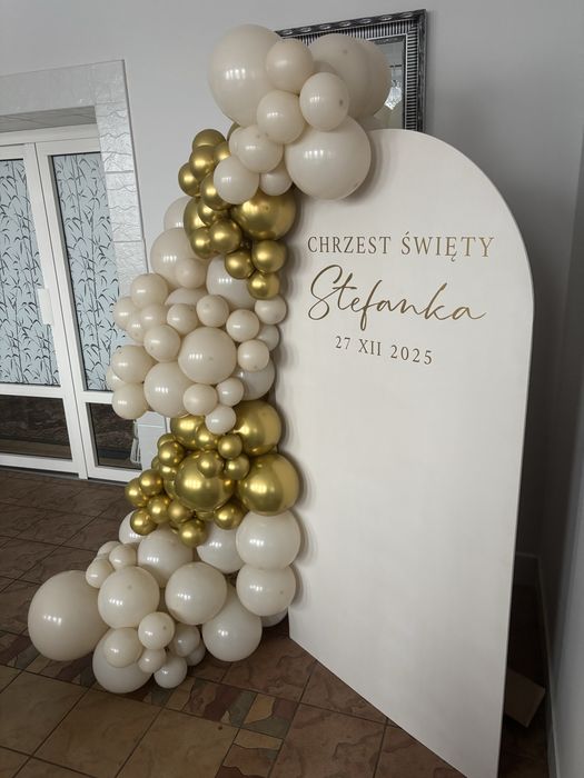 Dekoracje okolicznosciowe, ścianki balonowe, kwiaty