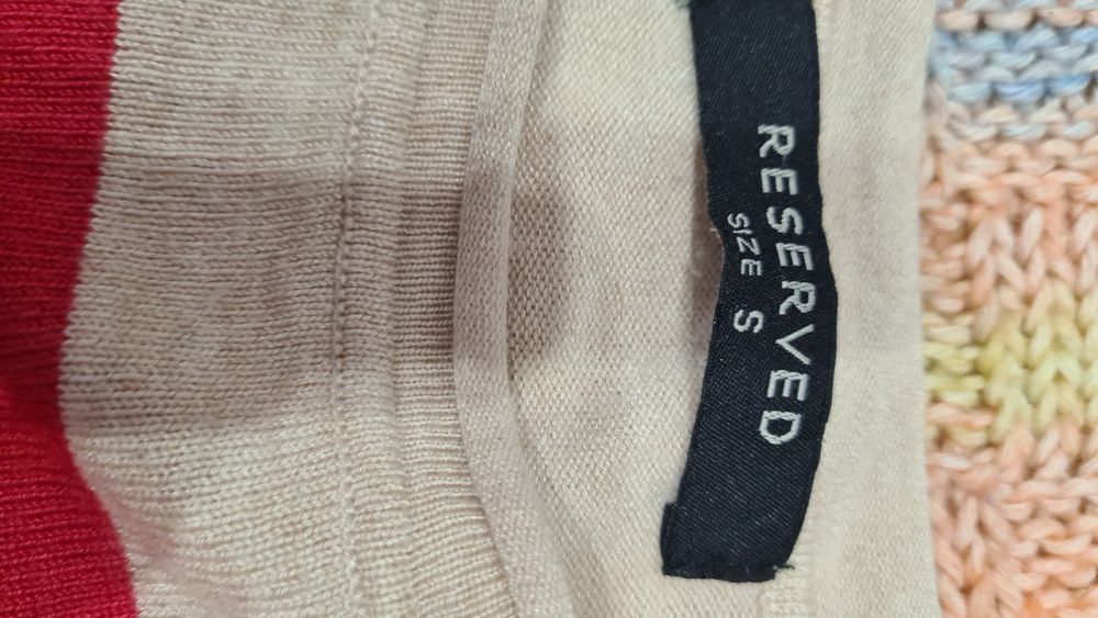 Cienki sweter reserved roz. S