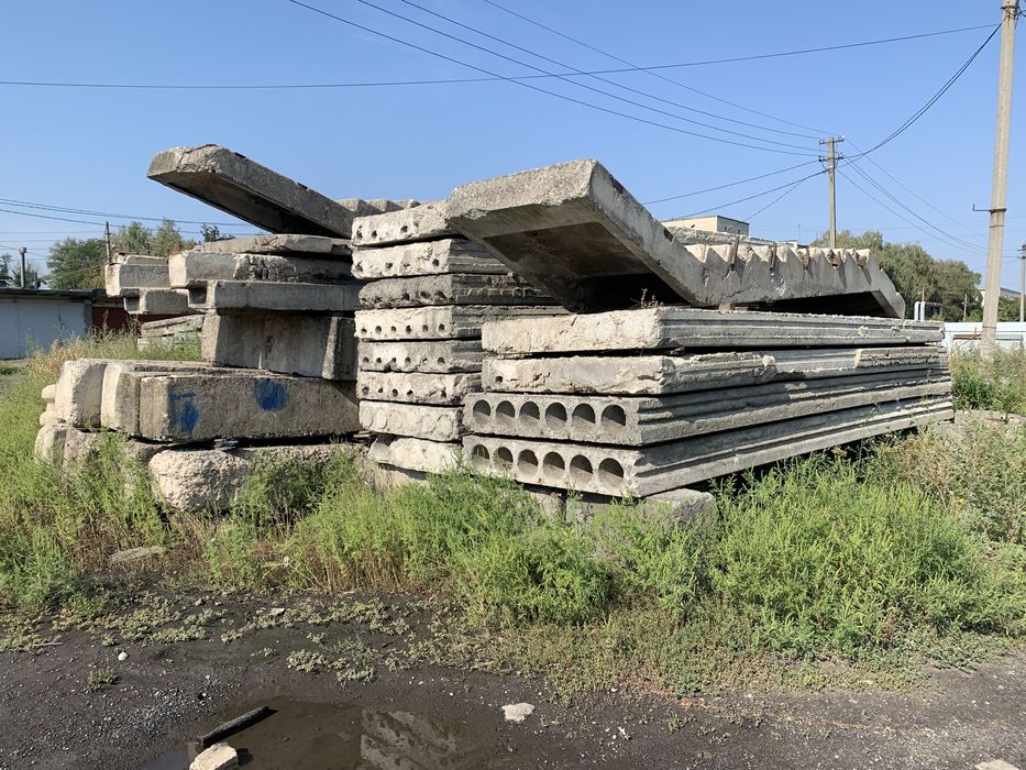 Продам плиты перекрытия ПП ПКЖ фундаментные блоки