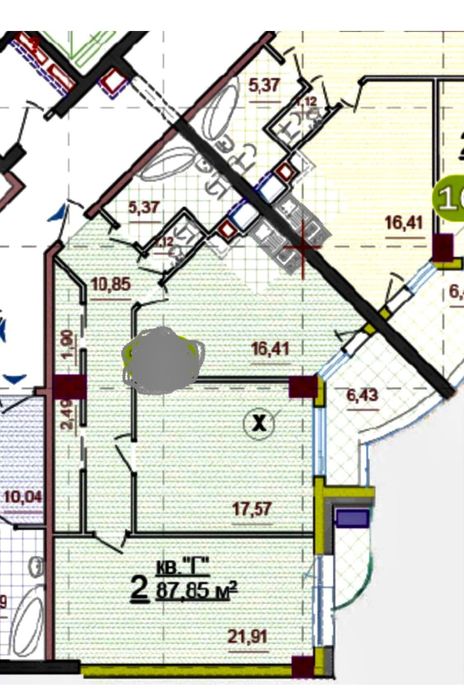 Аркадия. «Вторая Жемчужина»Квартира с видом на море.