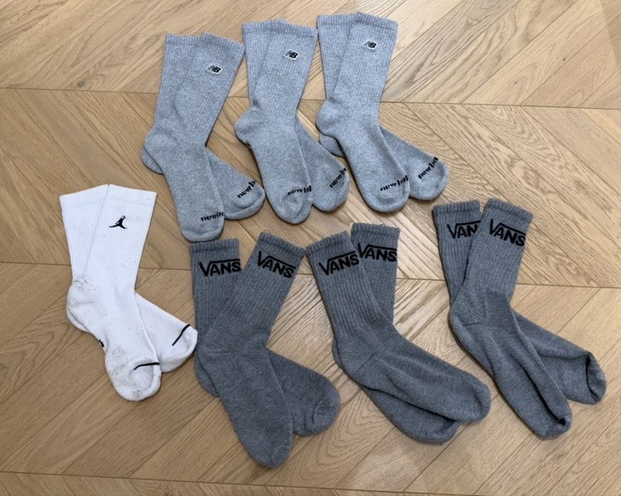 Zestaw 7x Skarpety Męskie 39-42 New Balance Vans Jordan