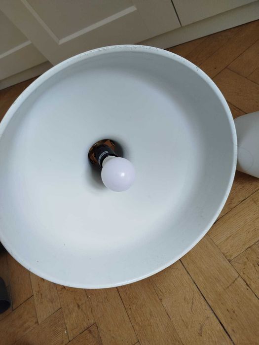 Lampa wisząca IKEA RANARP jasna beżowa, kremowy, 38 cm