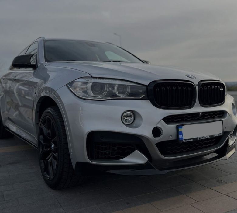 Комплект обвес  М перфоменс для BMW  X6 F16 губа накладка спойлер