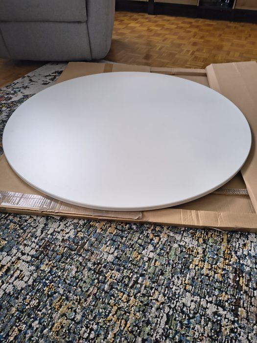 Blat do stołu biały mat Ikea