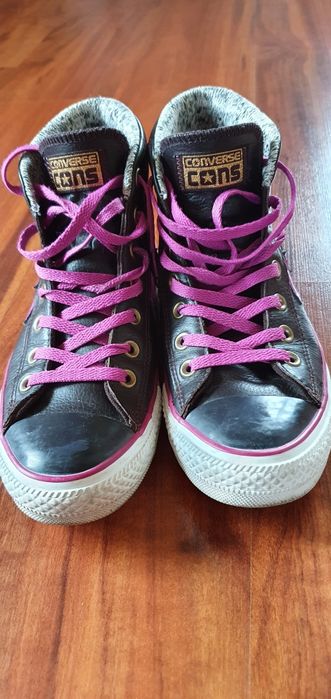 Converse trampki, buty skórzane r.39,5