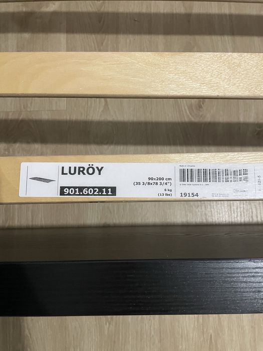 Cama Malm + colchão 90x200