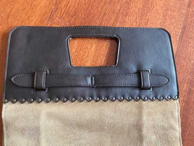 Bolsa de mão em pele, NOVA, Lanidor