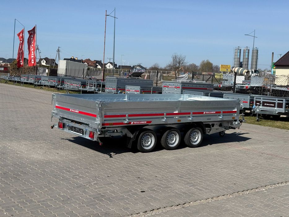 Przyczepa wywrotka na 3 strony+NAJAZDY TEMARED TIPPER 4020/3 DMC:3.5T