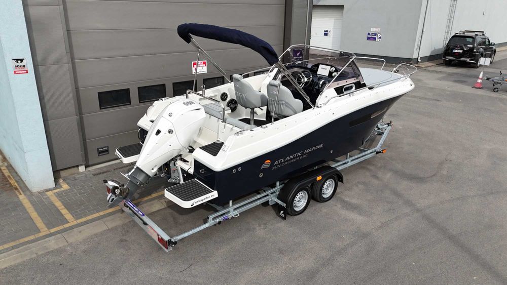 Nowa łódź motorowa Atlantic Marine 690 z Mercury F200 V6 + przyczepa