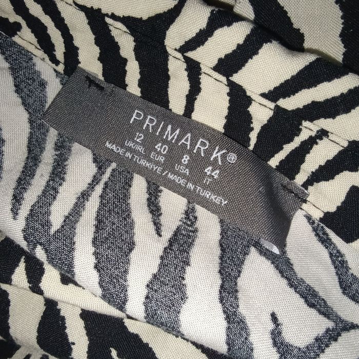 Sukienka Primark zebra midi koszulowa wiskoza EU 40 nowa