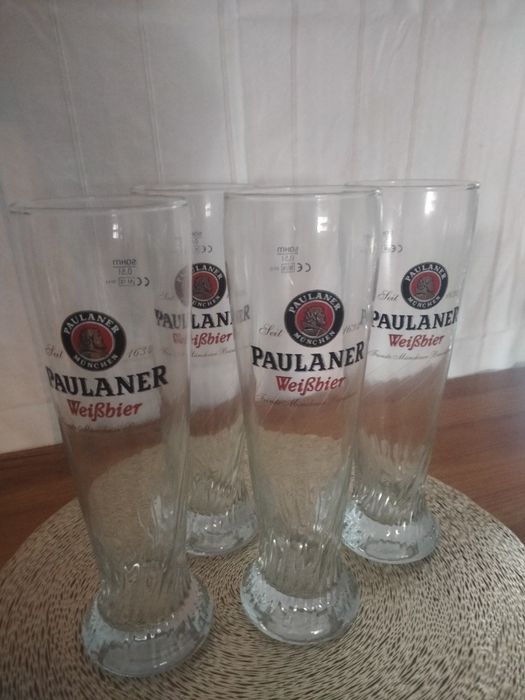 Paulaner Weißbier 50cl - Conjunto 4 copos