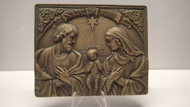 Placa em Bronze do Natal de 1981