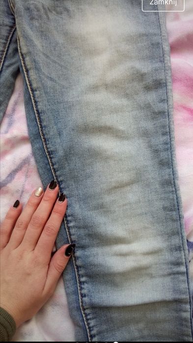 Spodnie jeans rurki