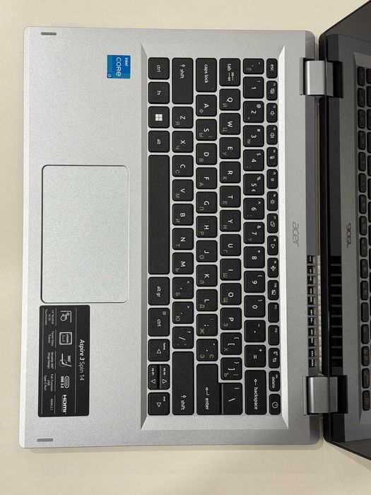 Трансформер 14" IPS Touch Intel Core i3-N305 8/512GB SSD Acer Spin