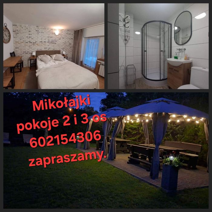 Od dziś.Mikołajki wolne pokoje.