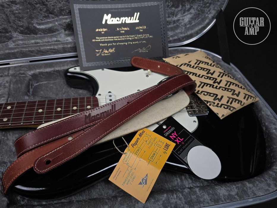 2019 Macmull Custom S Classic Black Stratocaster