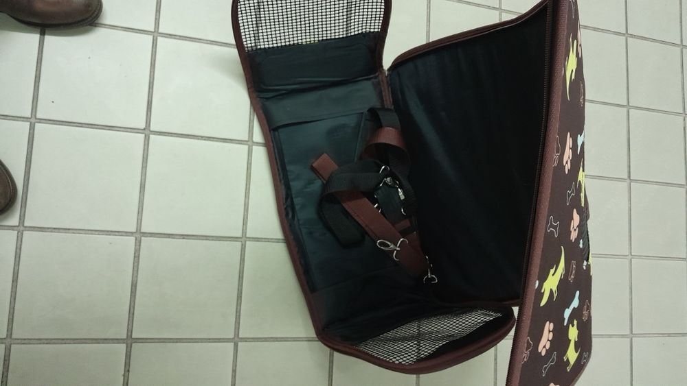 Caixa transportadora gato ou cão pequeno nova