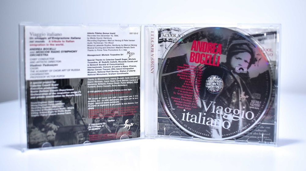 (AUDIO CD) Andrea Bocelli Viaggio Italiano