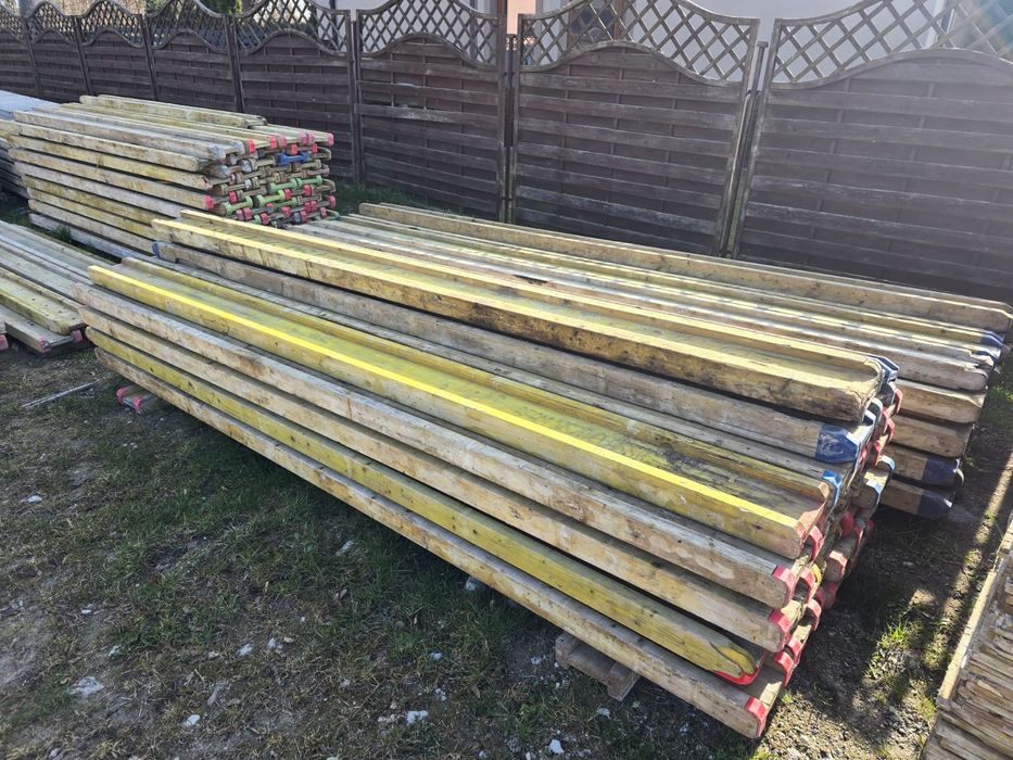 Dzwigary, doki, szalunki, glowice, trojnogi, podopry stemple