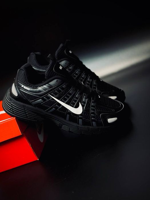Nike P-6000 / Черные найки мужские / Стильные кроссовки найк / nike p-6000 / подошва eva / продуваемый верх