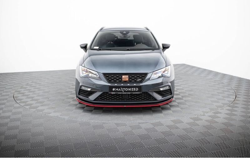 SPOILER / LIP DIANTEIRO V3 PARA SEAT LEON 5F FR / CUPRA 2017-2020